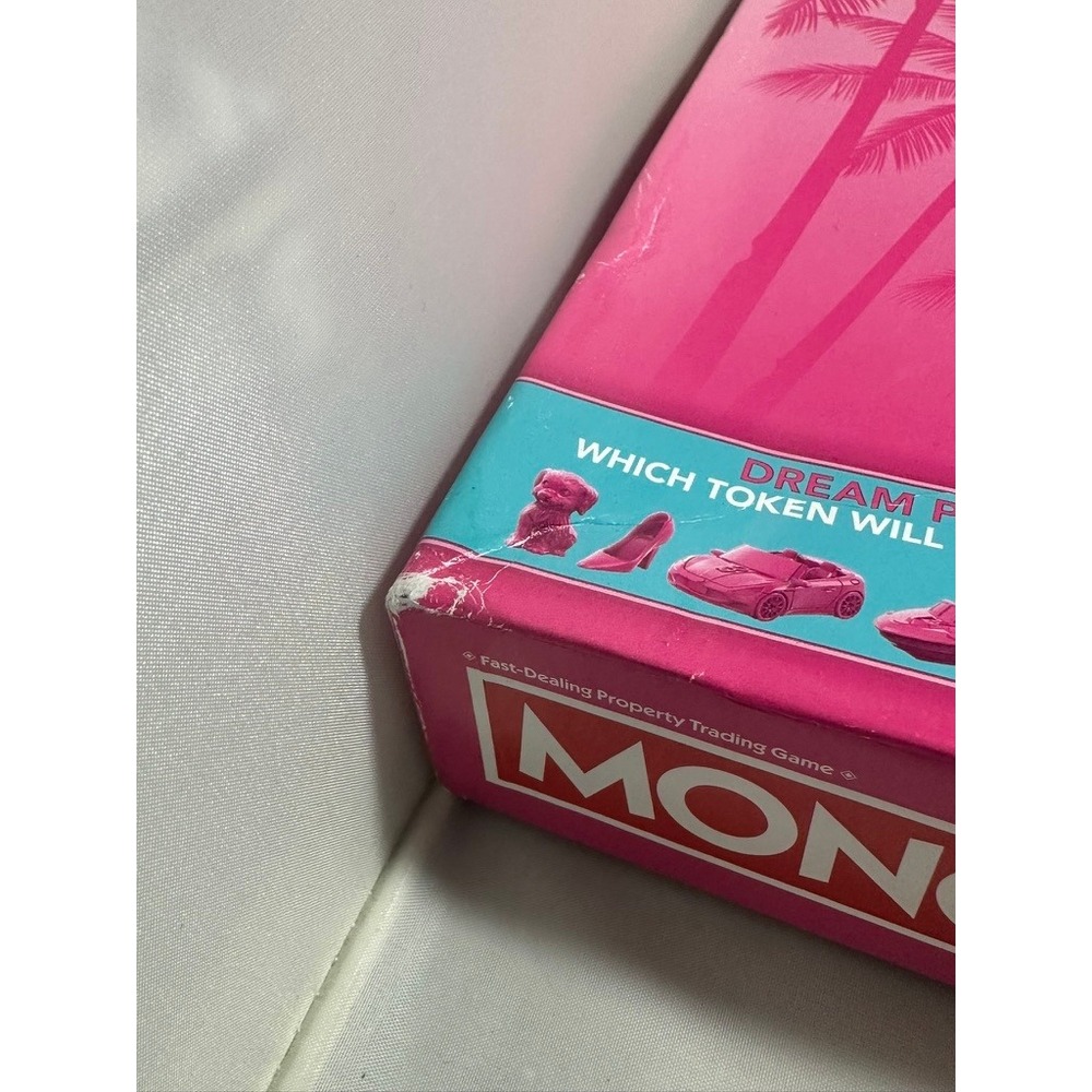 Barbie Monopoly Board Game Hasbro Gaming G0038 Pink Edition 2023 Complete - Picture 9 of 12